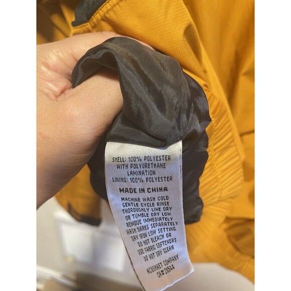 FootJoy Dryjoys Orange Jacket Mens XL Tour Collection Golf Rain Wind Full Zip - Picture 6 of 8